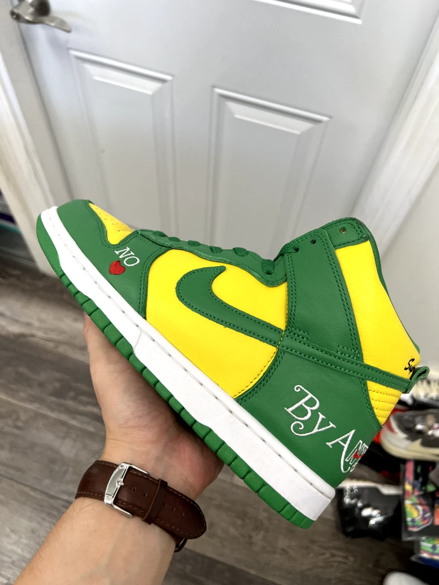 2022 Nike SB Dunk High Supreme Brazil size 8 w/ Box used | TRUSTED SELLER!