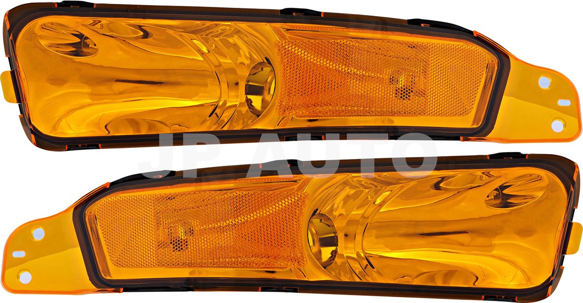 Smoke Lens Turn Signal & Parking Lights For 2005-2009 Ford Mustang (Left+Right) - View #3