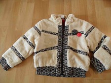 CAKEWALK schöne Teddyplüschjacke creme Gr. 116 Winter 09 NEUw.  ST116