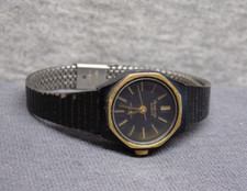 Women's ARMITRON Black Watch w/ New Battery - Works Great bN