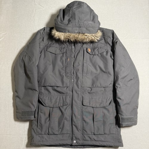 Fjallraven Yupik Parka Hydratic Insulated Jacket Hood Zip Deep Forest Medium