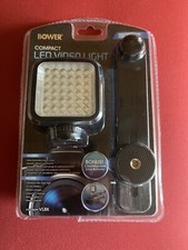 Bower Compact LED Video Light DSLR Recording Photography Videography Flash Kit