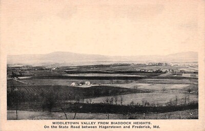 Hagerstown Frederick MD Maryland Middletown Valley  Route 40 Vtg Postcard H45