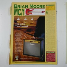 21x30cm magazine cutting 1995 MARSHALL JTM & BRIAN MOORE MC/1 REVIEW