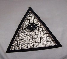 Ancient Secret Society Occult Illuminati Pyramid Cosmic Zodiac Celestial Patch 9
