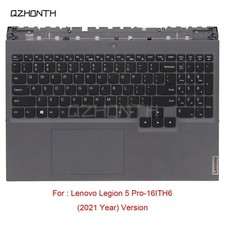 New For Lenovo Legion 5 Pro-16ITH6 Palmrest with Backlit Keyboard 5CB1D09653 16"