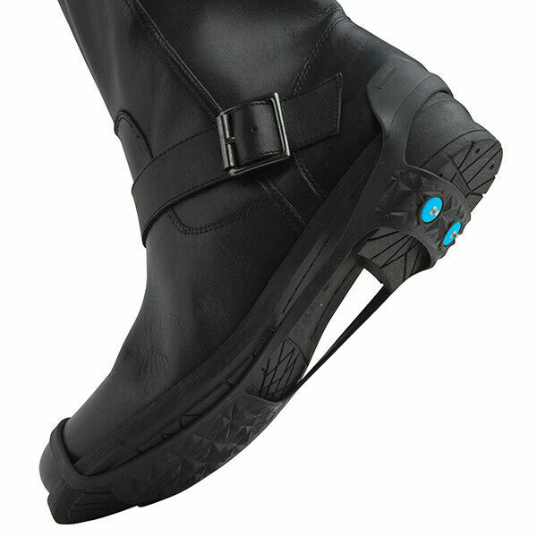 Crampons antidérapants chaussures 37-41 grippers neige glace élastiques noirs