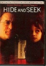 Hide and Seek DVD ** Full Screen DISC ONLY ** VG - Dakota Fanning