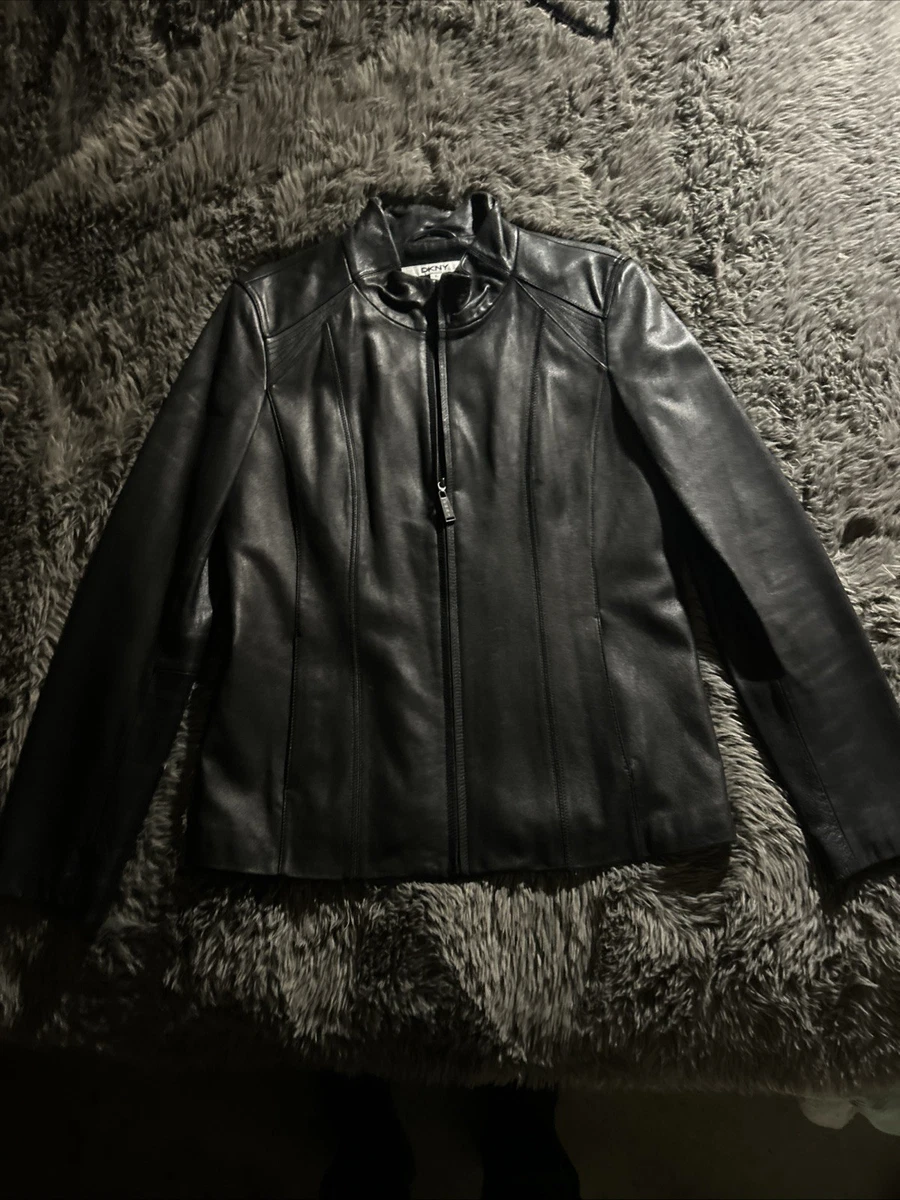 DKNY Leather Jacket products for sale | eBay