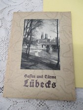 1930 Gassen und T&uuml;rme L&uuml;becks : 50 Wa&szlig;ner-Fotos : Kupfertiefdruck Knackstedt Co