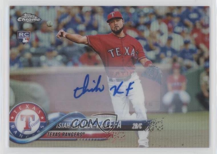 2018 Topps Chrome Update Target Exclusive Refractor Isiah Kiner-Falefa Auto 8k4