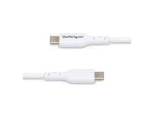 StarTech 2m 6.6ft White USB-C Charging Cable, USB C Cable, USB 2.0 Type-C