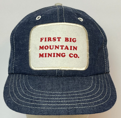 1st Big Mt Mountain Mining Cedar Grove Vintage West Virginia Mining baseball hat