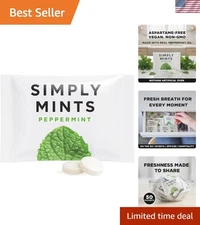 Refreshing SIMPLY Peppermint Mints – Perfect for Office, Travel, and Events