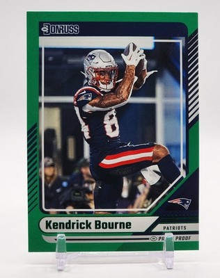 2024 Panini Donruss KENDRICK BOURNE Press Proof Green PATRIOTS #219