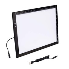 HSK B4/A3s Artist tracing Light Box Copy Table,USB Power Dimmerable B4, black