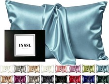 Silk Pillowcase for Women, Mulberry Silk Pillowcase for Hair and Skin and Stay