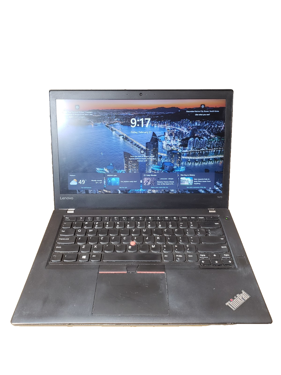 Lenovo ThinkPad T470 Intel i5-7300U 2.6GHz 16GB Ram 128GB SSD