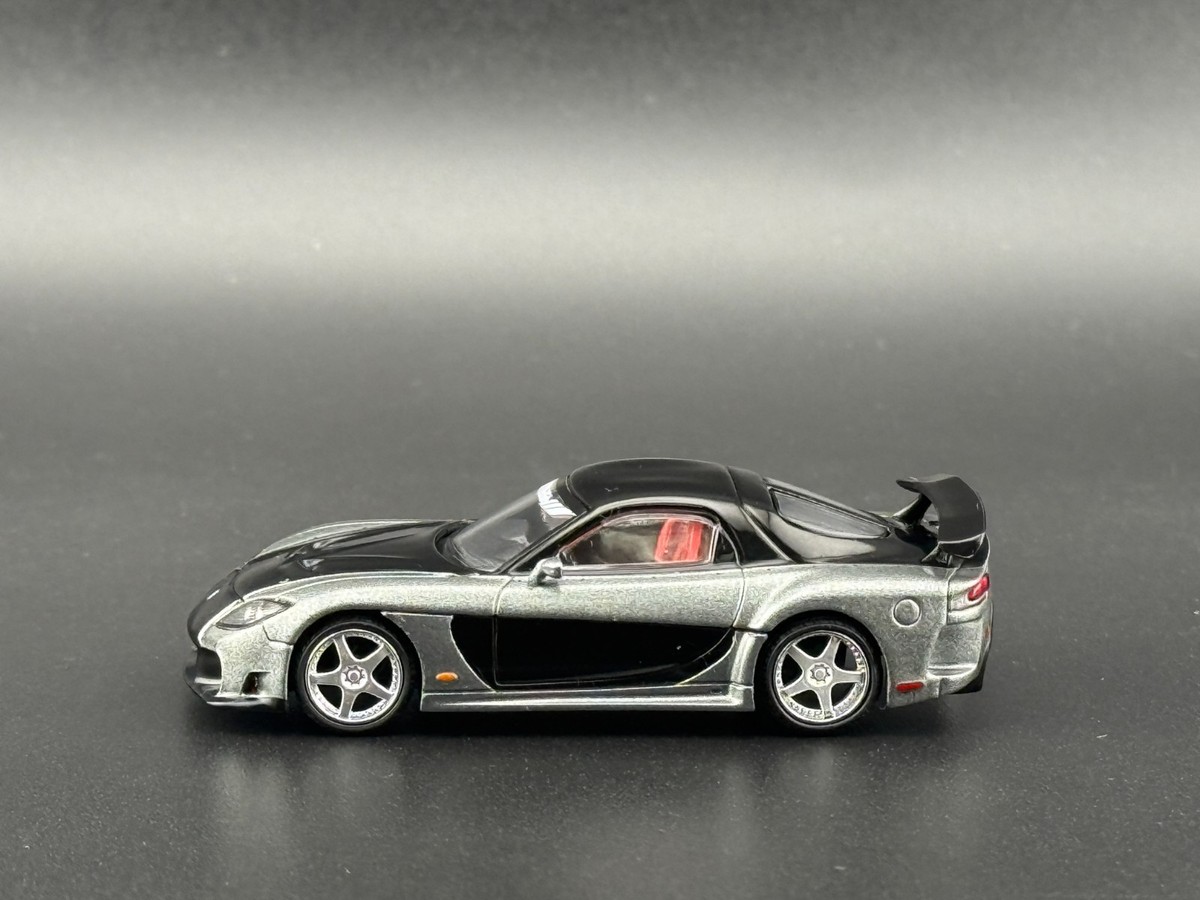 Mini GT Mazda RX-7 VeilSide – Fortune Grey #1057 1/64 | eBay