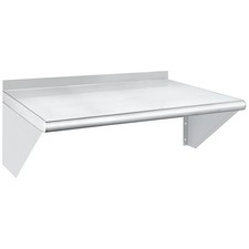 HARDURA Stainless Steel Shelf 18" x 24", 297lb Commercial Shelves Wall Mount ...