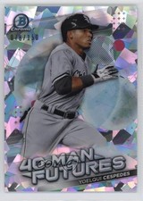 2021 Bowman Chrome 40-Man Futures Atomic Refractor 78/150 Yoelqui Cespedes 0ot5