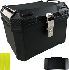 45L Motorcycle Tail Box Top Waterproof Scooter Universal Travel Luggage Storage