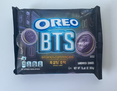 Oreo BTS Sandwich Cookies Brown Sugar Pancake Flavor Creme Limited Edition - 10.