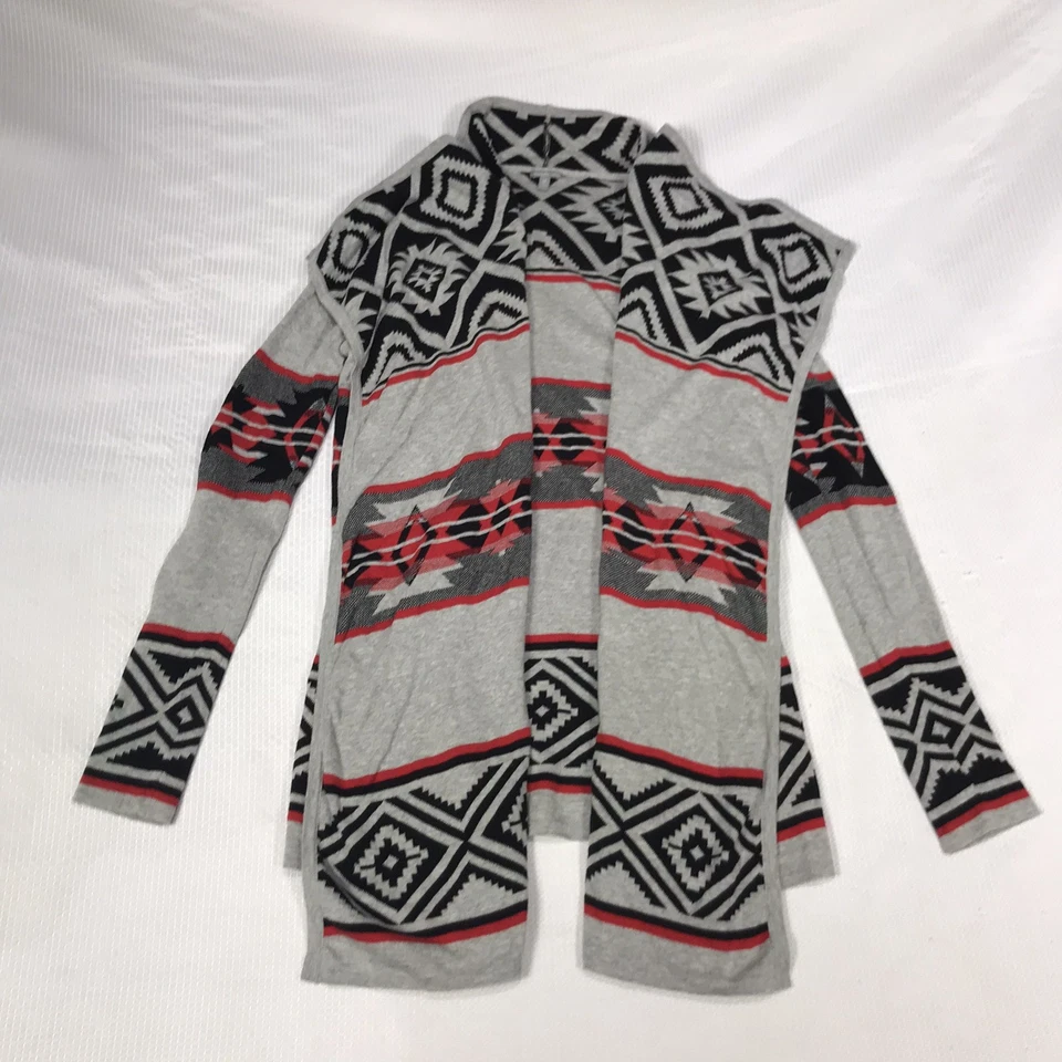 Кардиган Charlotte Russe с открытой передней частью с ацтекским узором женский M Y2K - Изображение 3 из 4