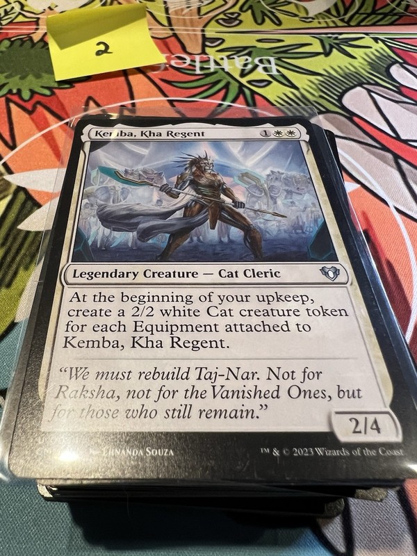 MTG Commander Deck Kemba, Kha Regent Cat/Equipment Tribal 100 Card EDH NM/LP
