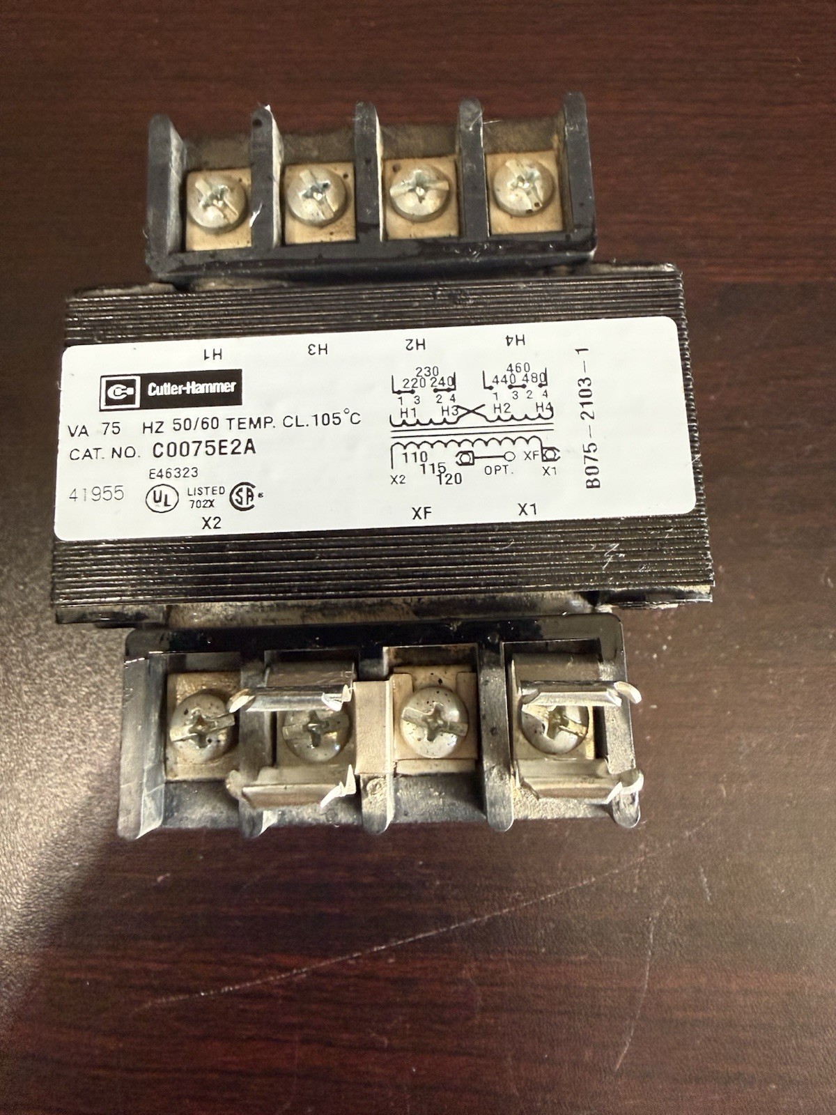 CUTLER-HAMMER C0075E2A NSNBC01 - TRANSFORMER