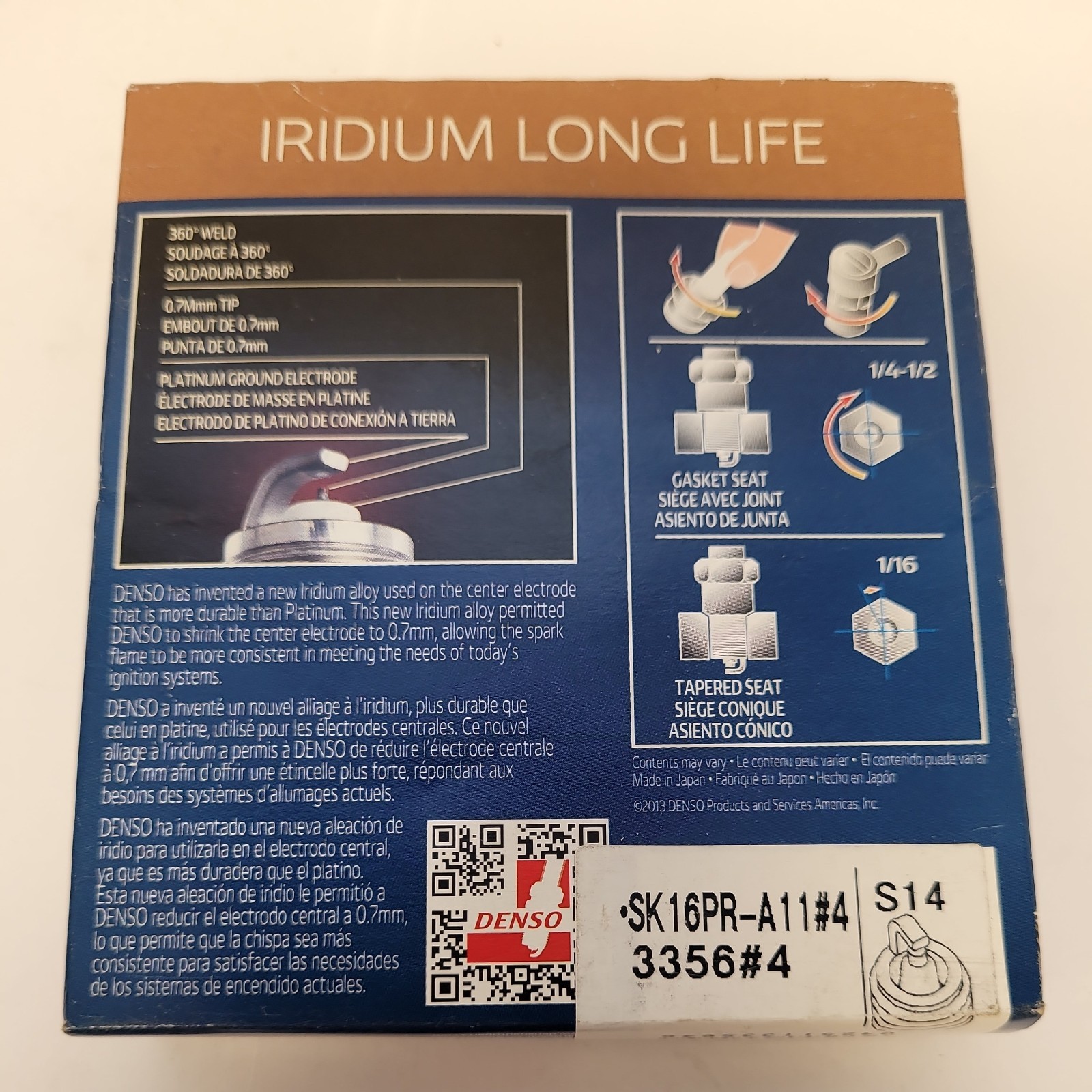 QTY 4 Denso Spark Plugs Iridium Long Life for 1992 VOLKSWAGEN JETTA L4-2.0L