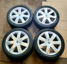 4x Original Renault Steppe Alufelgen 6,5Jx17 ET49 4x100 mit Hankook 205/50 R17
