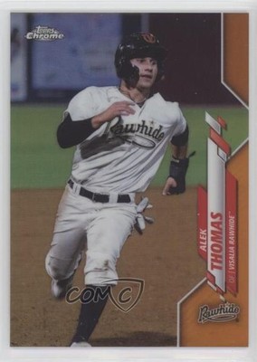 2020 Topps Pro Debut Chrome Orange Refractor 23/25 Alek Thomas #PDC-26 7c5
