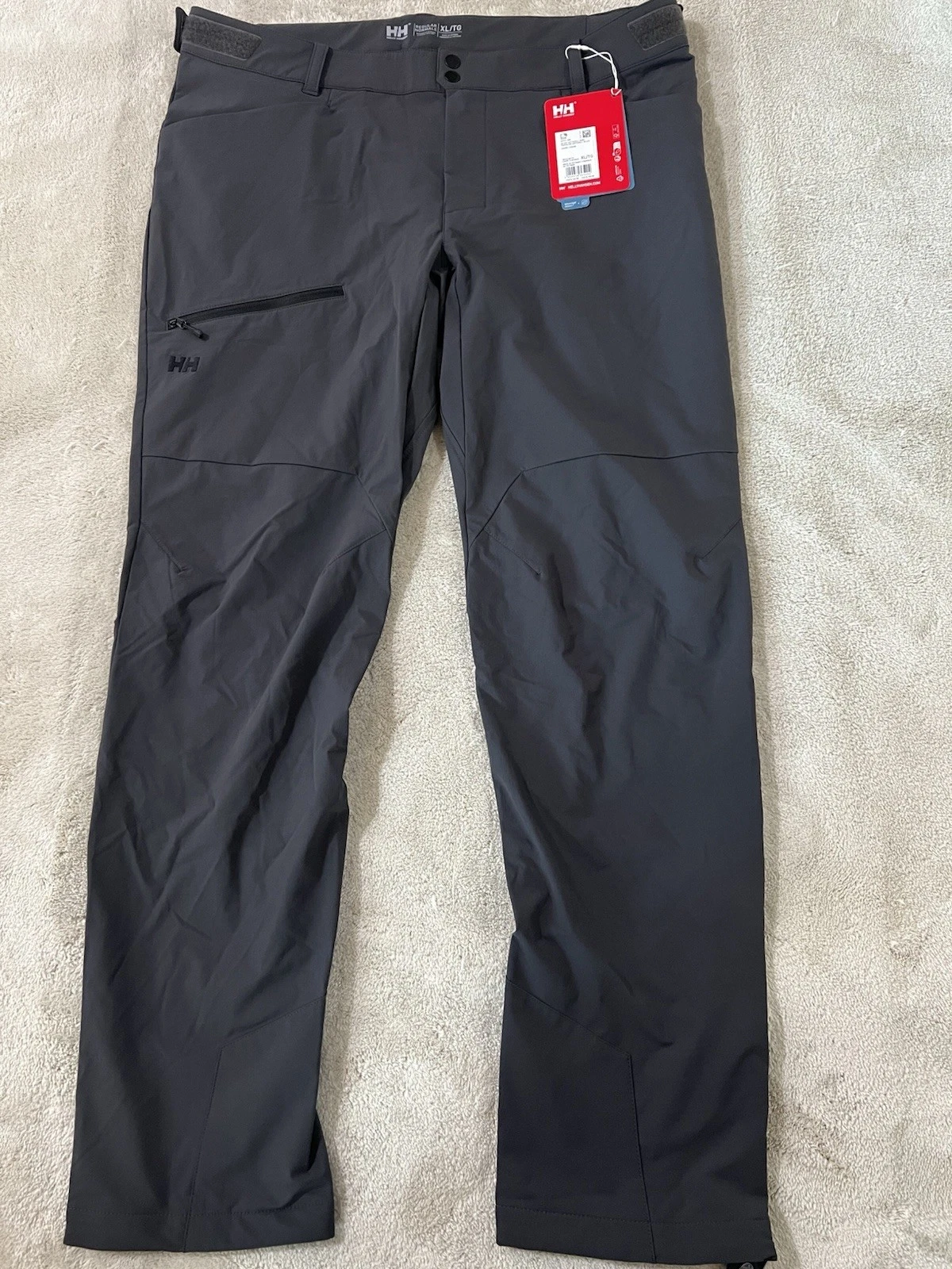 HH Helly Hansen Blaze Softshell Pant 63151 Ebony Men's Sz Xl Regular Fit Outdoor