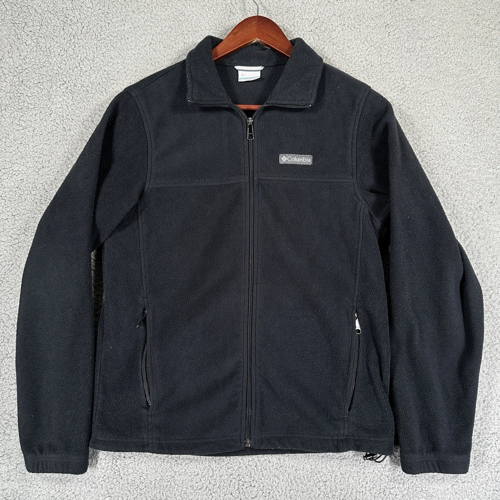 Columbia Steens Mountain 2.0 Full Zip Fleece Jacket Men’s Medium Black Hiking