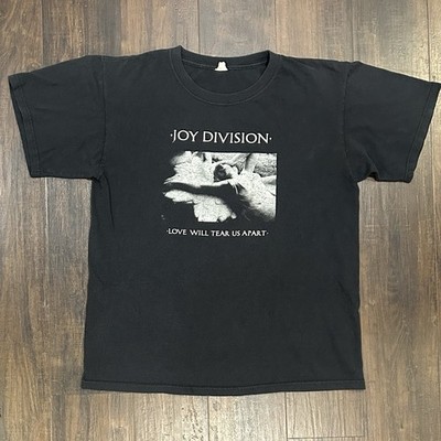 Vintage Joy Division Love Will Tear Us Apart Black T-Shirt Anvil Size Medium