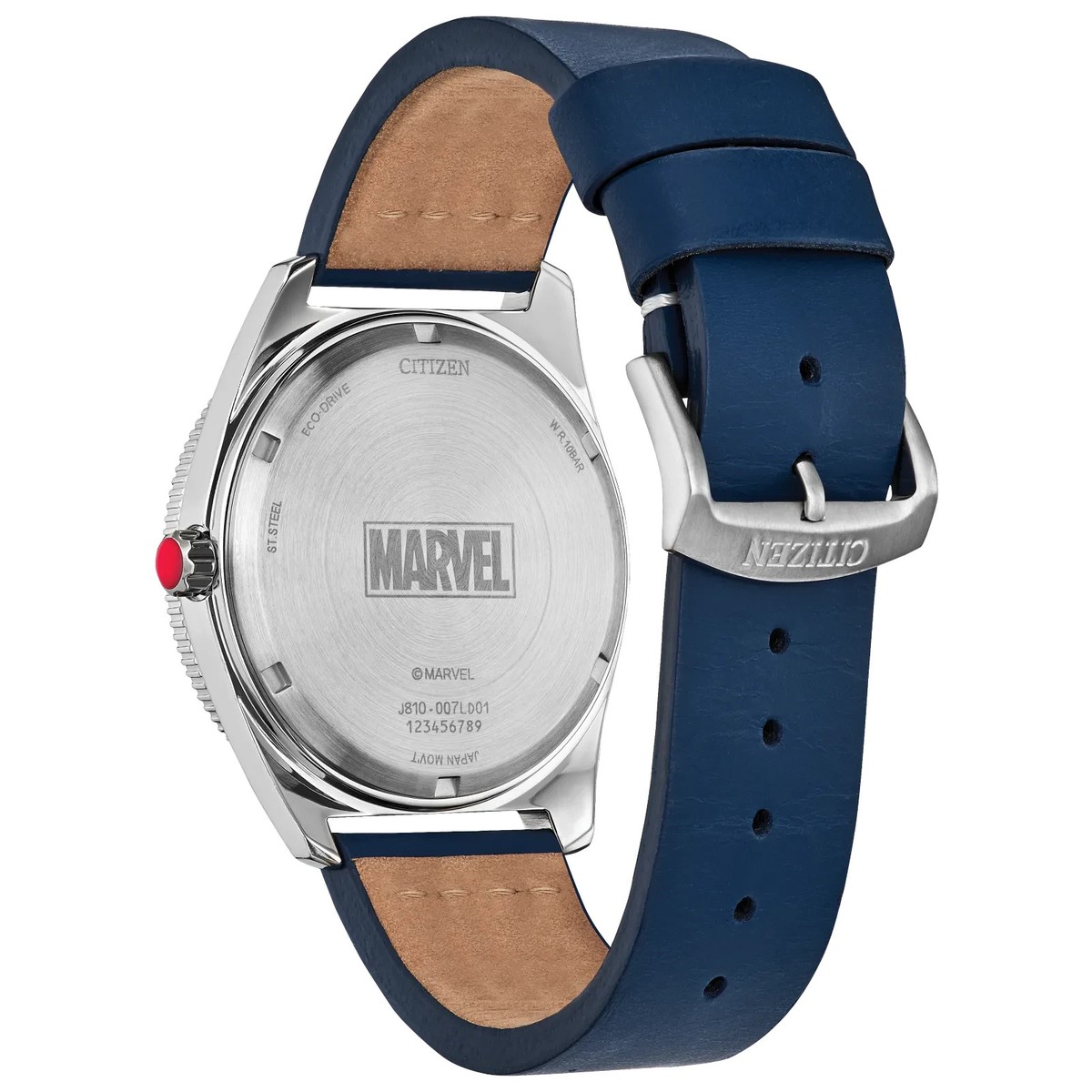 Citizen Men's Captain America Eco-Drive Blue Date Watch 43MM