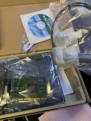 MOXA CP-132UL/DB9M V2.1 2-Port RS-422/485 Universal PCI Serial Board Open Box