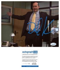 DAVID KOECHNER SIGNED TODD PACKER THE OFFICE 8x10 PHOTO - ACOA COA