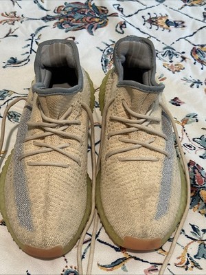 ADIDAS YEEZY Boost 350 Ape 779001 Size 8 Used 4/22 Yellow  display picture 1