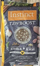 INSTINCT 21 LBS Raw Boost Natural Dry Dog Food w/ Freeze Dried Pcs 4/15/2026