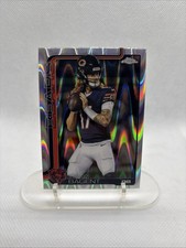 2025 Topps Chrome Football Tyson Bagent Raywave Refractor #54 Bears