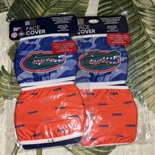 Lot 4 Face Mask Cover Florida Gators NWT FORE...