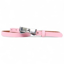 FRONHOFER s&uuml;&szlig;er Dameng&uuml;rtel 1,5 cm, G&uuml;rtelschnalle Schleife silber, echt Leder