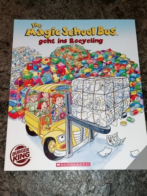 The Magic School Bus geht ins Recycling, Buch Heft Burger King Ausgabe