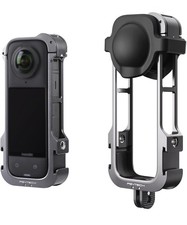 Camera Cage for Insta360 X4 Aluminum Protective Case with Silicone Lens Cover Ac