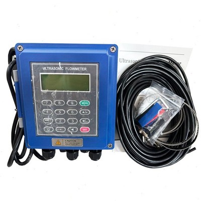 Wall Mount Ultrasonic Flow Meter for Water Liquids with Signal Output 4-20mA