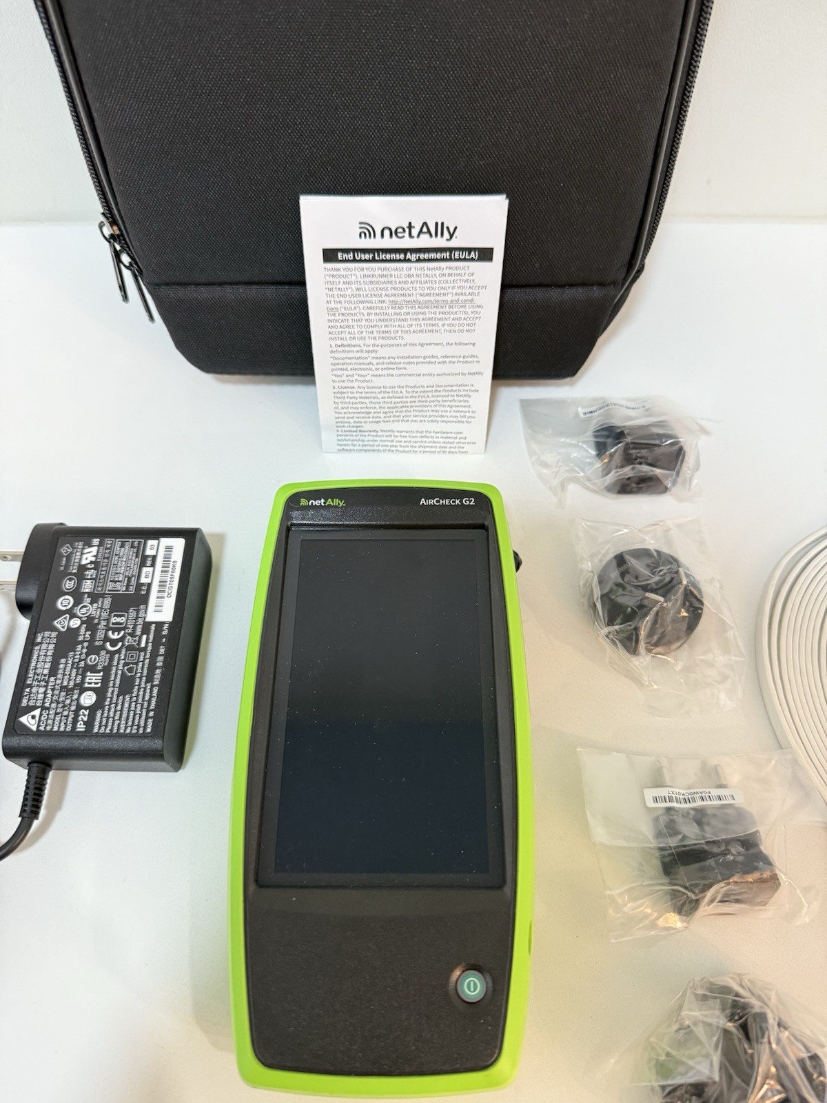 NETSCOUT AIRCHECK G2 KIT W/ ACCESSORIES (TESTED) FREE SHIPPING