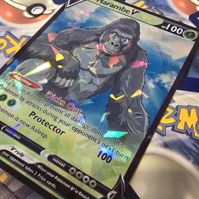 Harambe Pokemon Card | eBay