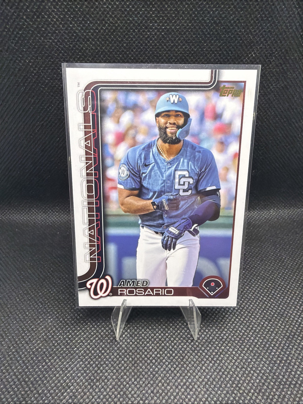 2025 Topps Update Series - Amed Rosario #US322 Golden Mirror Image Variations SP
